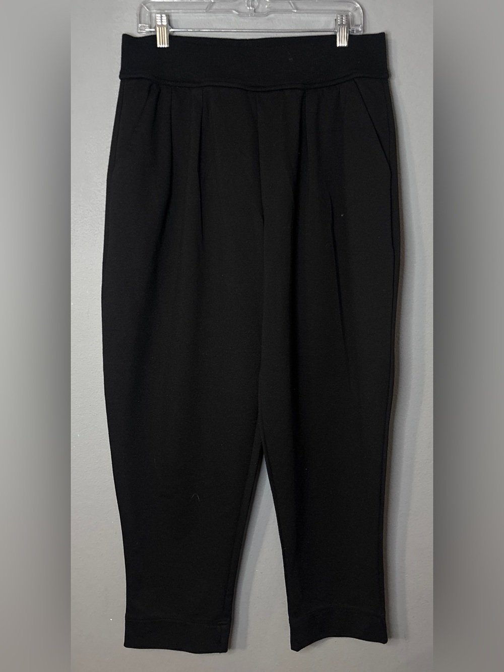 ME+EM Black Wide-Leg Elastic-Waist Trousers - Picture 5 of 10